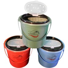 Sea Horse Süzgeçli Balıkçı Kovası Renkli