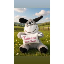 Top Rock Store Sevimli Eşek Peluş Eşeklik Ettim Özür Dilerim 25 cm Hediyelik Uyku Arkadaşı