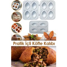 Feyza Design Pratik Içli Köfte Kalıbı ve Hazırlık Seti, Kolay ve Hızlı Kullanıma Uygun