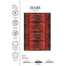 Kilim Home Kırmızı Siyah Soyut Fırça Darbe Desenli Modern Halı - Enerjik Soyut Sanat Salon Halısı