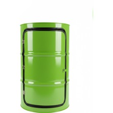 Greenmall Metal Varil Dolap Yeşil