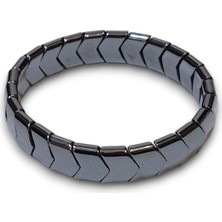 Pozitif Doğal Taş Kaliteli Hematit Bileklik 546VH