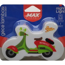 Zmax 0869 Gece Lambası Motorsiklet Anahtarlı