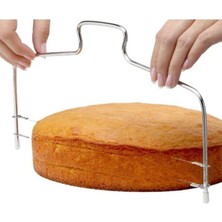 Feyza Design Paslanmaz Çelik Pasta ve Kek Kesme Testeresi 32 Cm, Pratik ve Dayanıklı