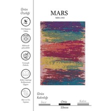 Kilim Home Renkli Soyut Fırça Darbeli Halı - Mor Pembe Turuncu Modern Sanat Salon Halısı