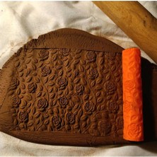 Feyza Design 12 cm Seramik-Polymer Kil Doku Rulosu ile Yaratıcı Tasarımlar