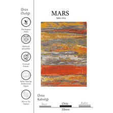 Kilim Home Turuncu Kırmızı Soyut Fırça Darbe Desenli Modern Halı - Sıcak Gri Degrade Salon Halısı