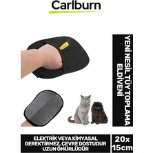 Özgürce Iki Yönlü Mikrofiber Kaymaz Tüy Toplama Eldiveni 20X15 cm