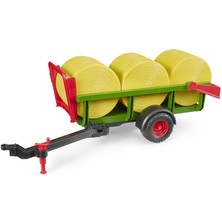 Bruder 3 Yuvarlak Saman Balyalı Nakliye Römorku BR02204