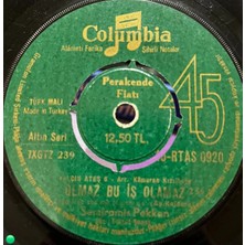 Plakantik Semiramis Pekkan - Olmaz Bu Iş Olamaz / Samanlık Seyran Olur (45'lik Plak, Columbia)