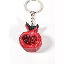 Moncuk Design Nar Figürlü Anahtarlık – Bereket, Aşk ve Uğur Sembolü