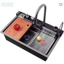 Gürtuz Çok Amaçlı 2 Tuşlu Akıllı Evye – Ev ve Işyeri Kullanımına Uygun