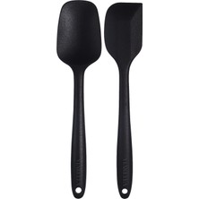 Feyza Design Sağlam ve Şık Silikon Kaşık Spatula Seti, Dayanıklı ve Kullanışlı 2'li