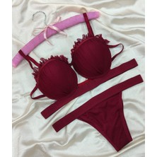 Istiridye Model Tam Dolgulu Destekli Sütyen Külot Takım - Kadın Iç Giyim