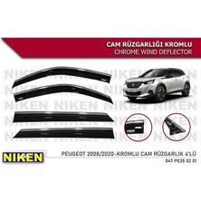 Btl Otomotiv Peugeot 2008 2020 2021 2022 2023 Kromlu Cam Rğzgarlıgı Araca Özel