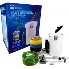 SunSun 603B Mini Dış Filtre 400 Litre/h Akvaryumlar İçin Nano Filtre Özellikleriyle