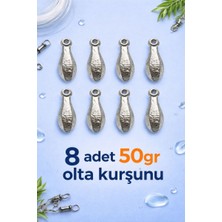 Seyyah Marin Olta Kurşunu 50 gr Armut Kurşun (8 Adet)