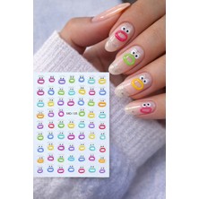 Misyul Tırnak Sticker Protez Tırnak Kalıcı Oje Süsleme, Nail Art Sticker