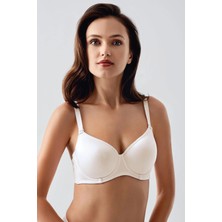 New Bra Kadın B Kap Desteksiz Sütyen | Ekru 7900