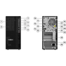Lenovo 30FSS10300_1 Ws P2 I7 14700K 16GB 512GB SSD RTXA2000  W11P