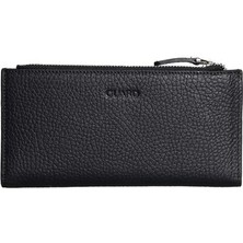 Guard Siyah Hakiki Deri Orta Boy Bozuk Para Gözlü Kadın Cüzdan // GRD260226WT1724