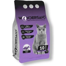 Wondersand Lavanta Kokulu Ince Tane Topaklanan Kedi Kumu 10 Lt