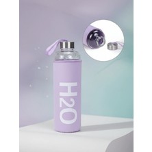 Tohana H2O Kılıflı Pastel Renk Cam Matara 1000 ML