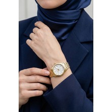inStyle Yuvarlak Kasa Gold Kadın Kol Saati