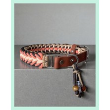 Elar Aksesuar El Yapımı Paracord ve Deri Köpek Boyun Tasması – Örgü Strong 11