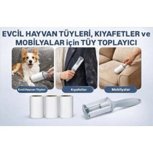 Özgürce Tüy Toplayıcı Seti 7'li Yedek Rulo ve Aparat ile Temizlik Kolaylığı