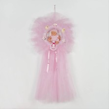 SiHako Yuvarlak Tüllü Bebek Temalı Kapı Süsü