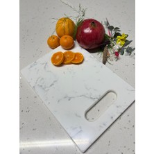 Feyza Design Şık ve Dayanıklı Mermer Kesim Tabakası, Zarif Sunumlar Için Ideal