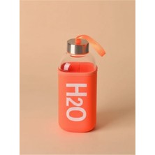 Tohana H2O Kare Kılıflı Pastel Renk Cam Matara 530 ML