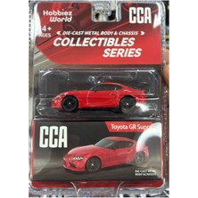 Cca Collectibles Series Toyota gr Supra Kırmızı 1/64 Model Araba