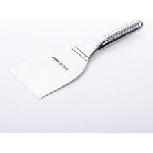 Feyza Design Paslanmaz Saplı Krema Spatula, 11,5 Cm, Ağız Genişliği 8,5 cm