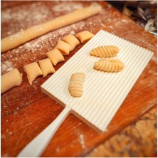 Feyza Design Yuvarlak Gnocchi Plastik Kürek, El Yapımı Makarna Hazırlama Aparatı
