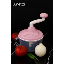 Feyza Design Pratik Çok Fonksiyonlu Çevirme Kollu Mutfak Robotu, Sebze Doğrayıcı ve Mikser