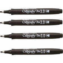 Artline Supreme Calligraphy Pen 3.0 Black ( 4 Adet )