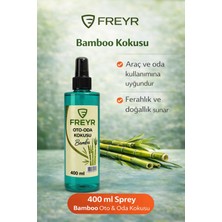 Freyr Özel Bambu Sprey Oda & Oto Koku Parfümü 400 ml | Araç İçi, Ev, Ofis Ortam Kokusu | Kalıcı Ferah Koku