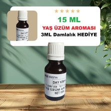Day Yaş Üzüm Aroması 15 ml 5 Litre Uyumlu (3 ml Damlalık Hediye)