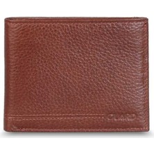 Guard Taba Hakiki Deri Bozuk Para Gözlü Yatay Model Klasik Erkek Cüzdan // GRD260226WT1659