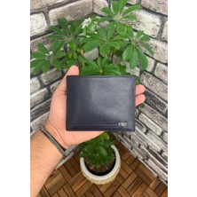 Guard Lacivert Hakiki Deri Yatay Model Klasik Erkek Cüzdan // GRD260226WT990