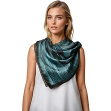 Neptune Marbling Mistik Dalga Kare Eşarp