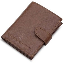 Guard Taba Hakiki Deri Çok Bölmeli Patlı Madeni Para Gözlü Dikey Erkek Cüzdan // GRD260226WT1623