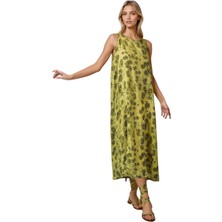 Neptune Marbling Bahar Çiçeği Elbise