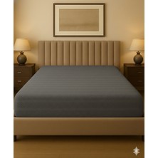 Miabella Home %100 Pamuk Armürlü Çift Kişilik Lastikli Çarşaf Fitted Yumuşak Dokulu Tek Kişilik Lastikli Çarşaf