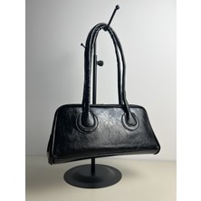 Giseca Leydi Deri Şık Kadın Omuz Çantası