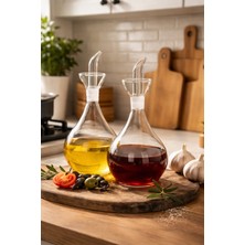 Porsima 411 2li Borosilikat Cam Yağdanlık Yağlık Sirkelik 1000ML