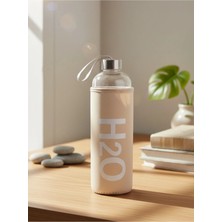 Tohana H2O Kılıflı Pastel Renk Cam Matara 1000 ML