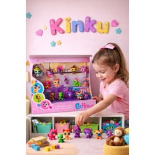Kinku Miniş Ailesi 15'li Pet Homes Kedili Oyuncak-Minişler Oyuncak Miniş Figürler Petshops Ailesi